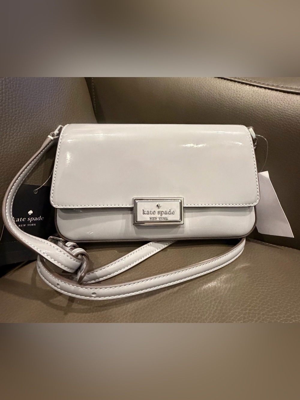 Kate Spade Reegan Patent Mini Flap Crossbody
